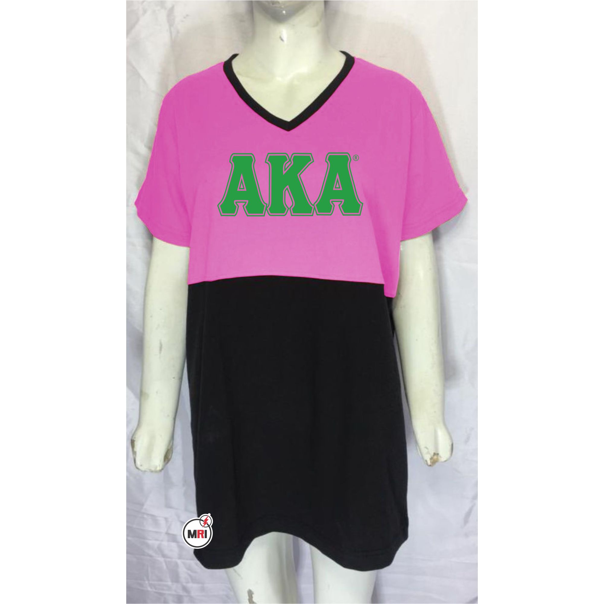 Alpha Kappa Alpha Two Tone T Shirt