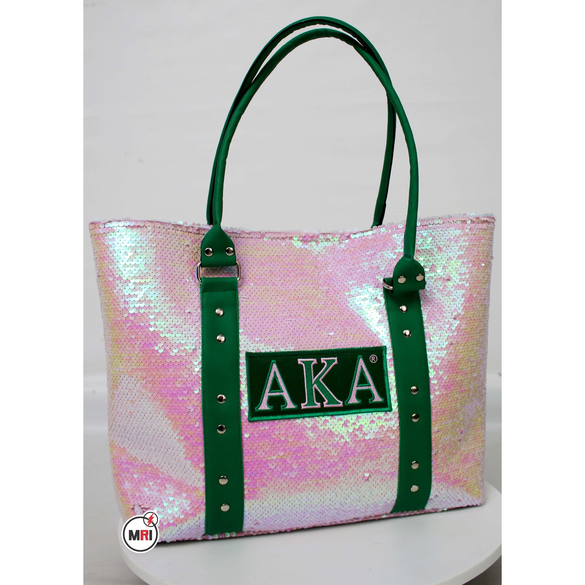 Alpha Kappa Alpha Sequin Tote Bag - Image 5