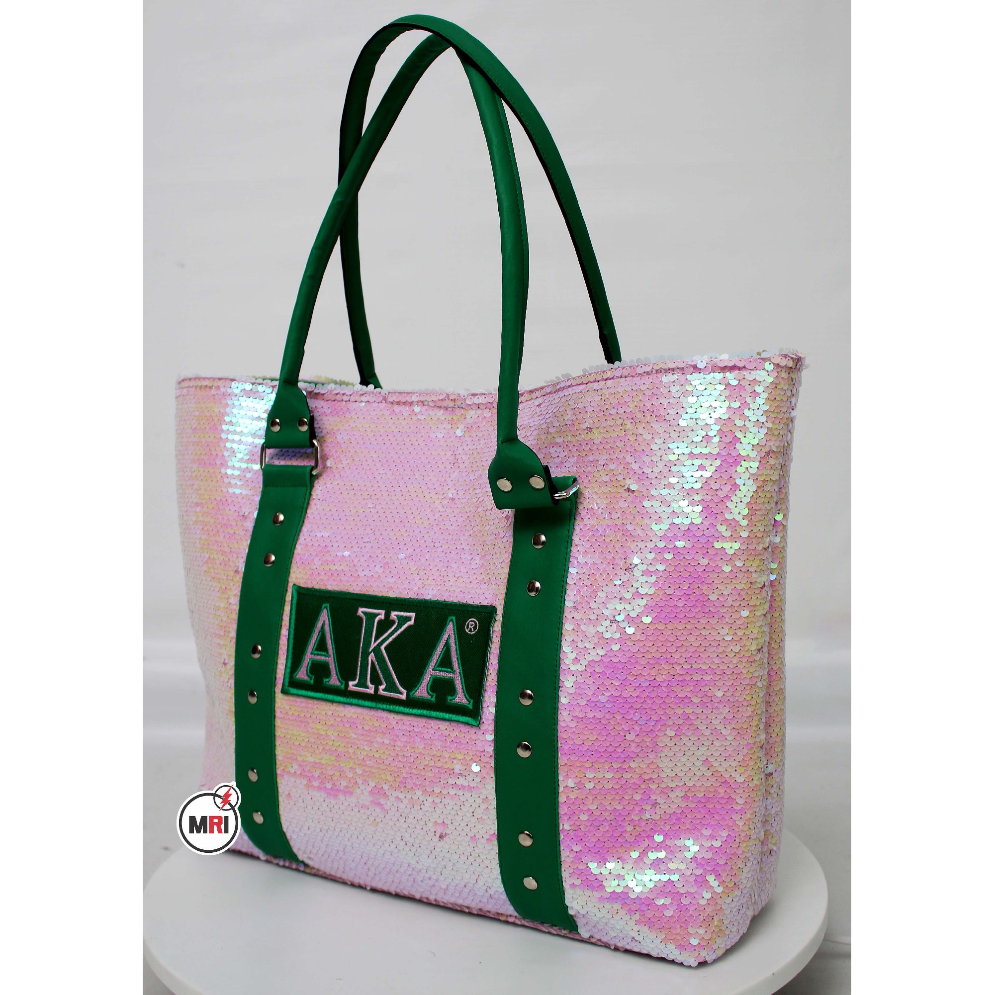 Alpha Kappa Alpha Sequin Tote Bag - Image 2
