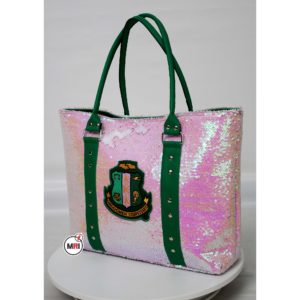 Alpha Kappa Alpha Sequin Tote Bag