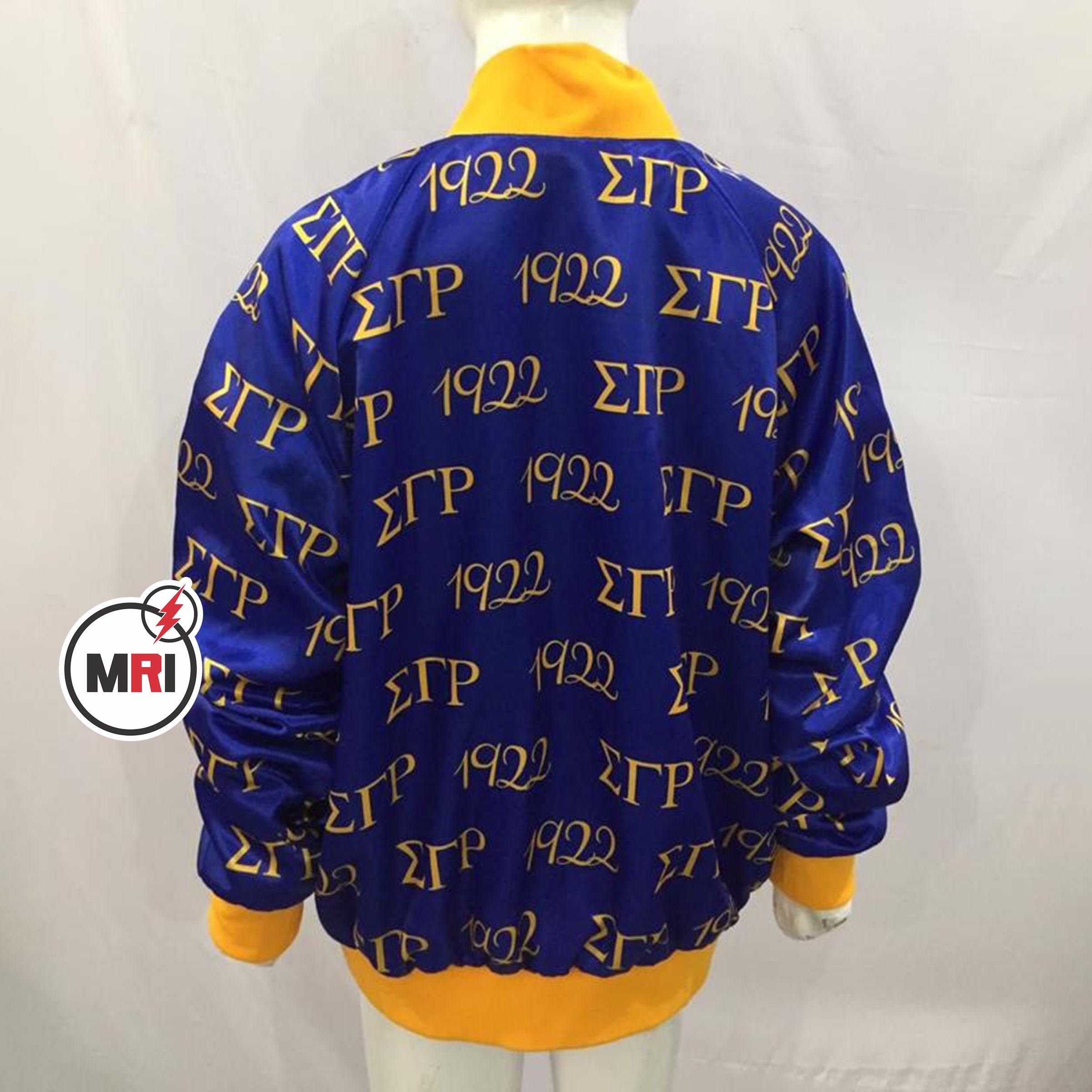 Sigma Gamma Rho Sublimated Satin Jacket - Image 2