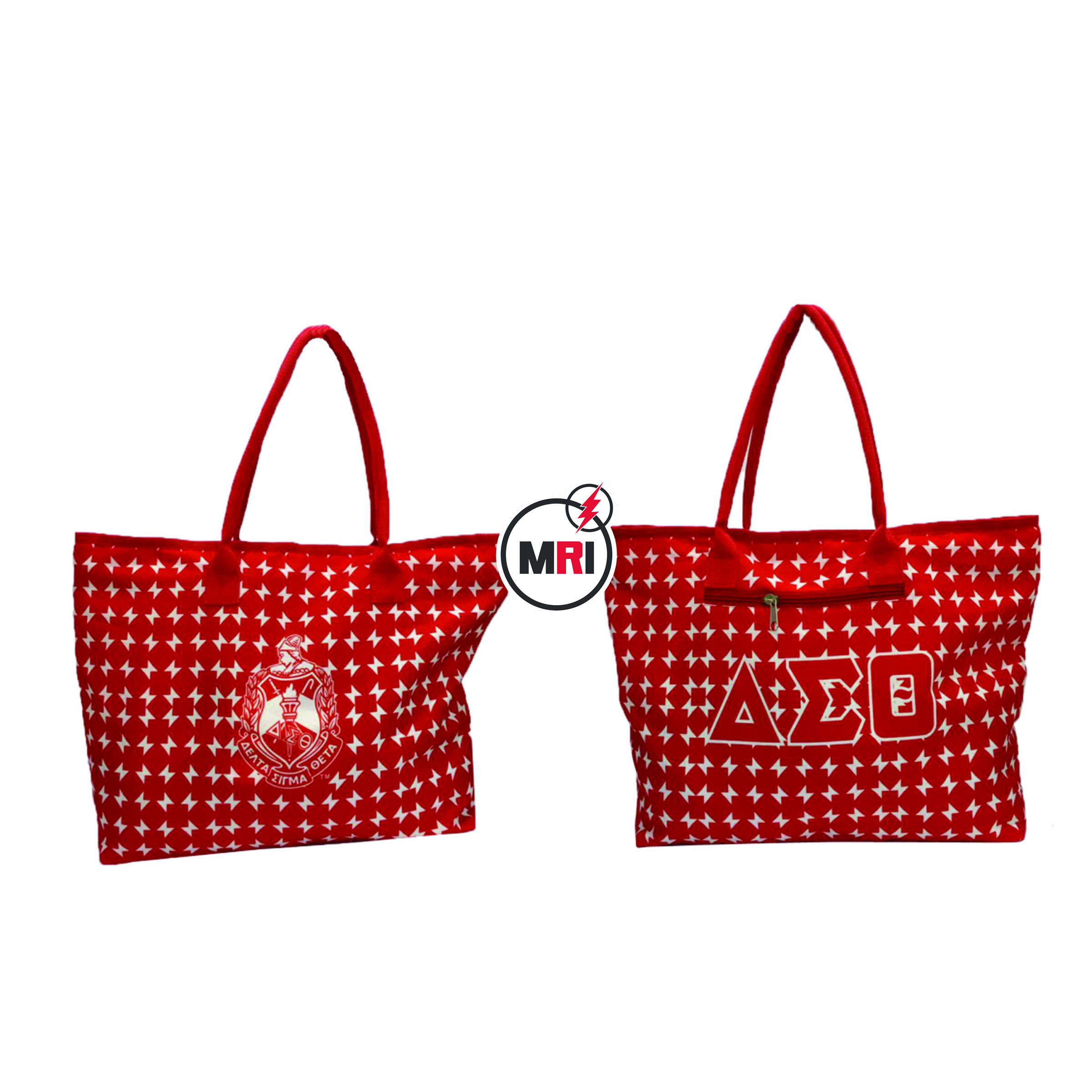 Delta Sigma Theta Sublimation Tote Bag - Image 3