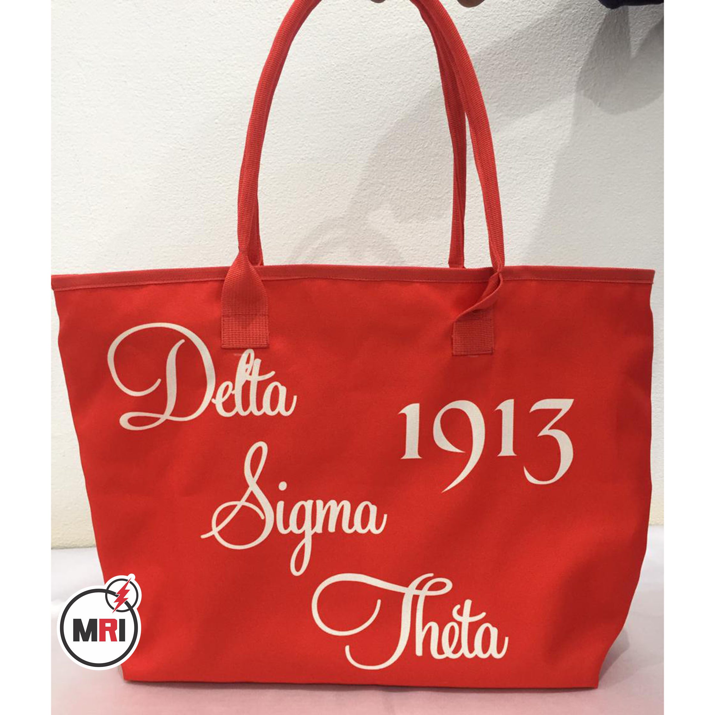 Delta Sigma Theta Sublimation Tote Bag - Image 2