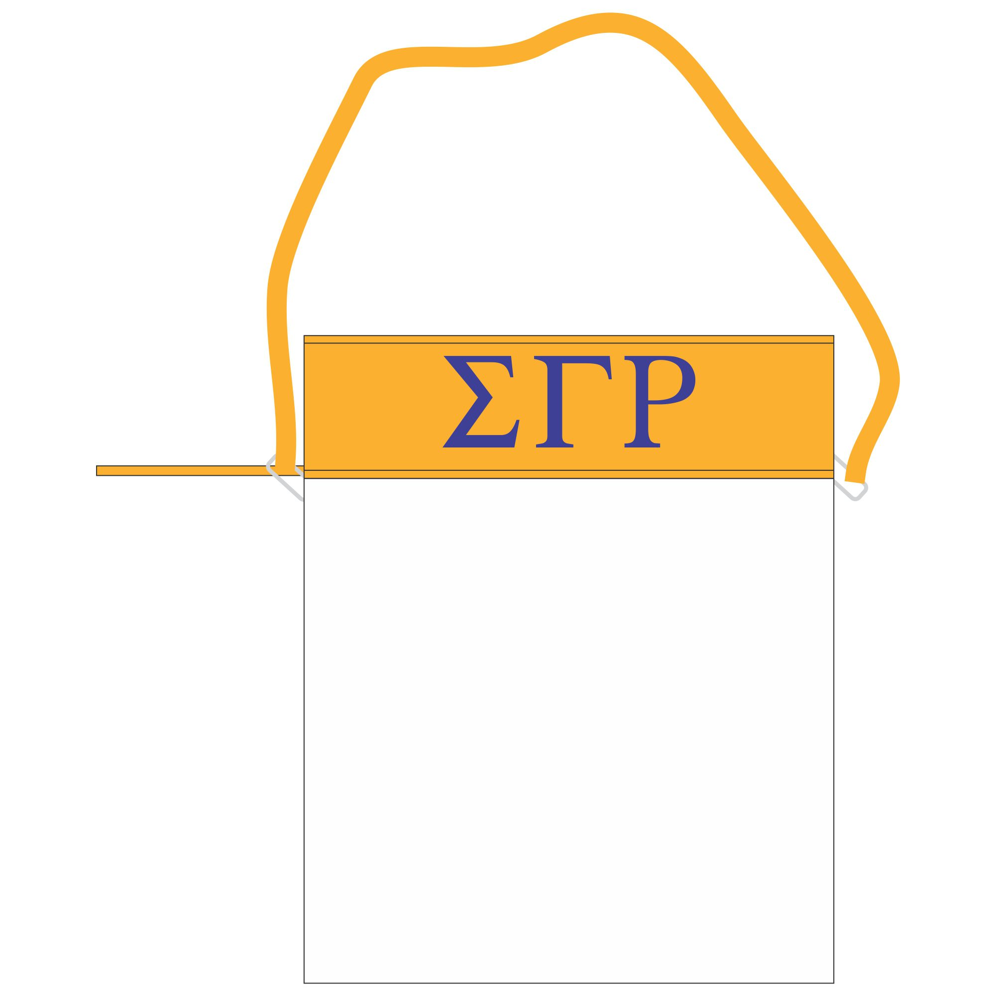 Sigma Gamma Rho Clear Cross Body Bag