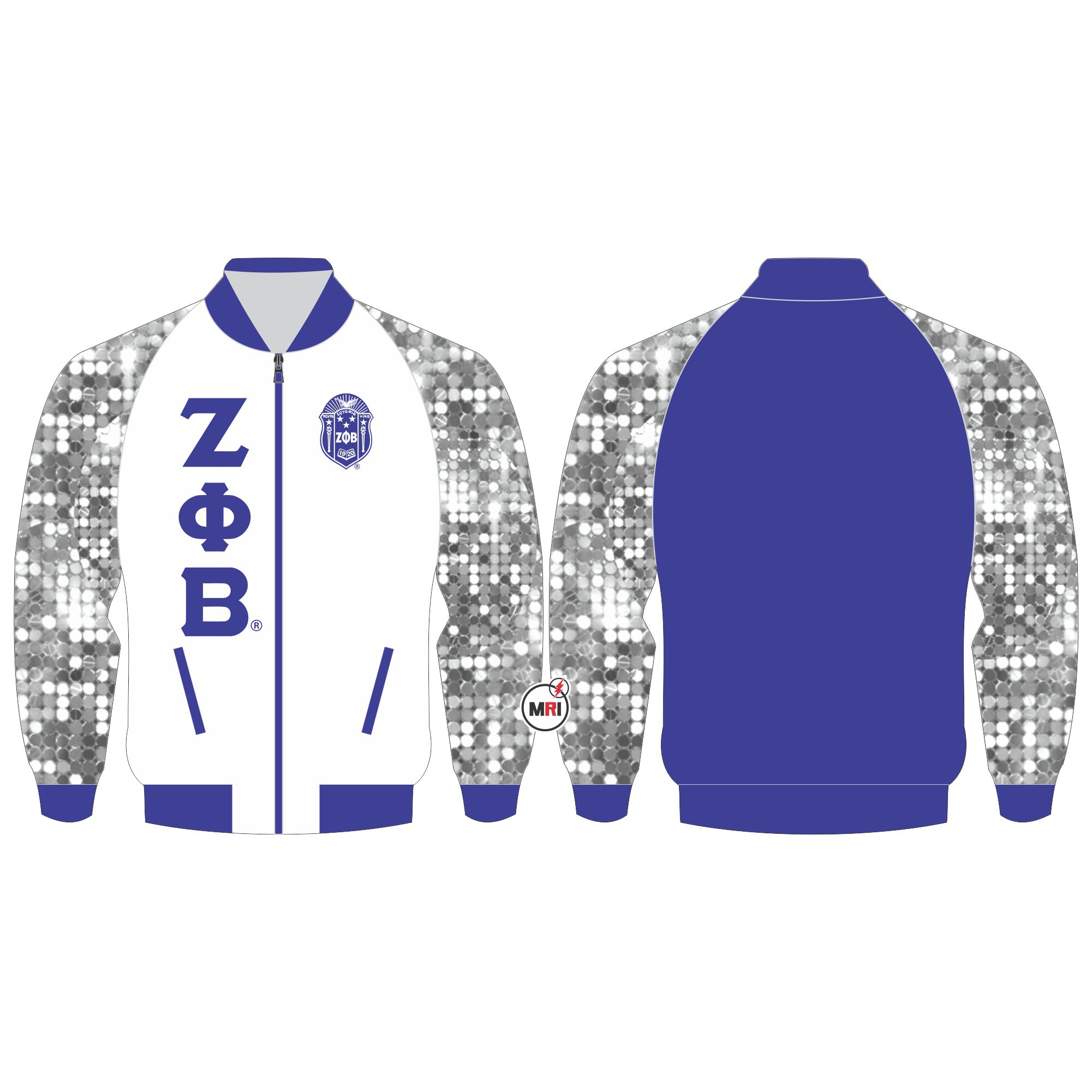 Zeta Phi Beta Sequin Jacket