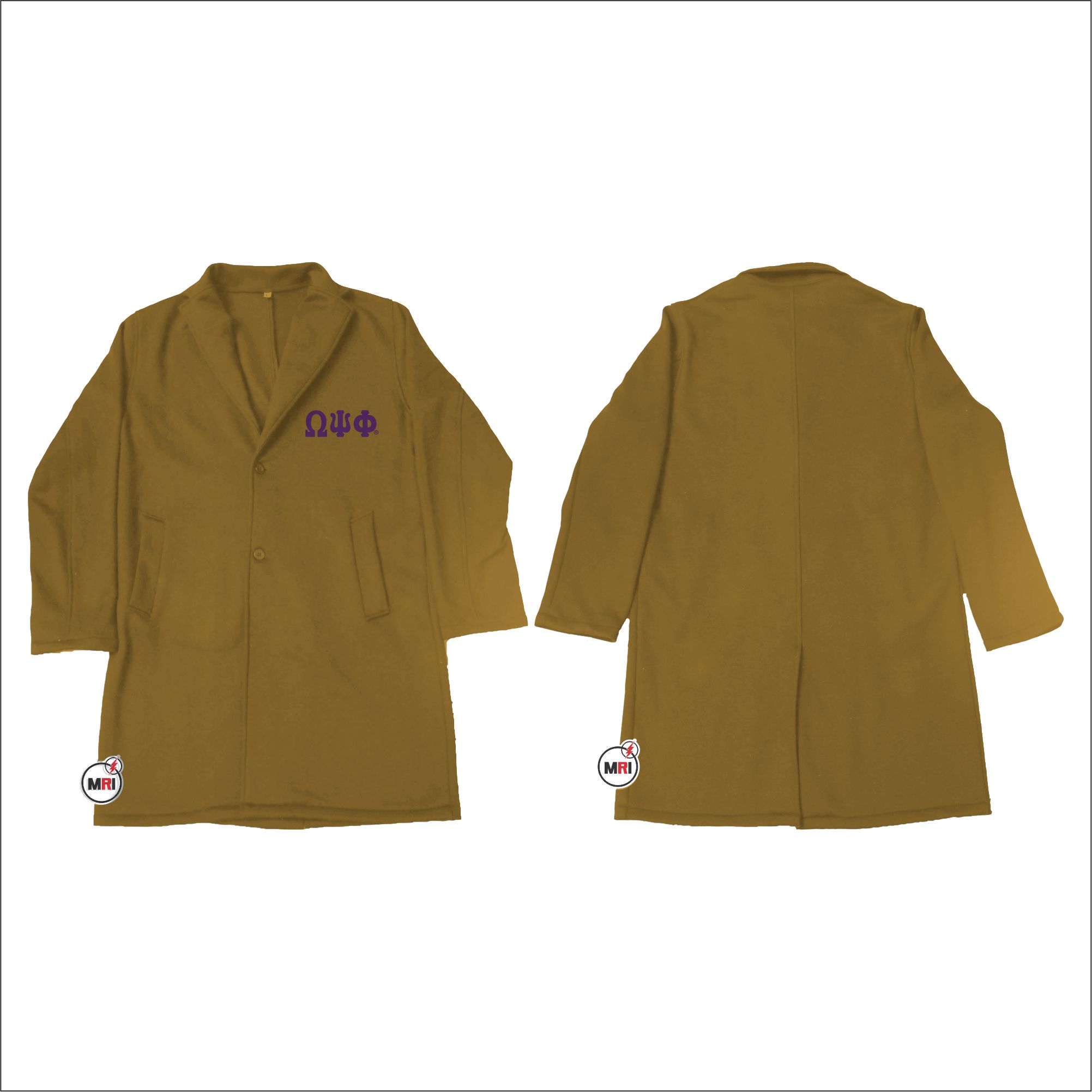 Omega Psi Phi Trench Coat