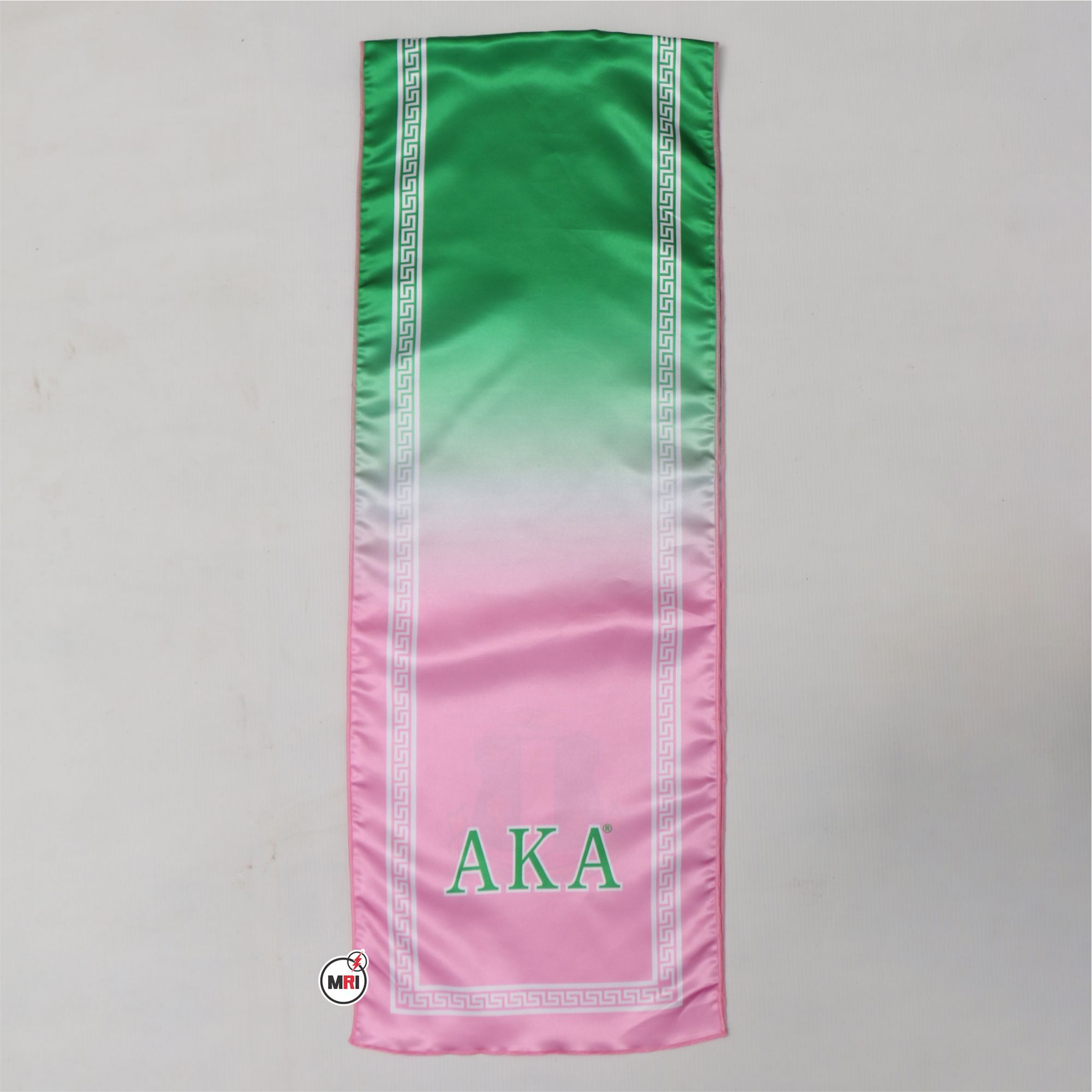 Alpha Kappa Alpha Sublimated Silk Scarf - Image 3