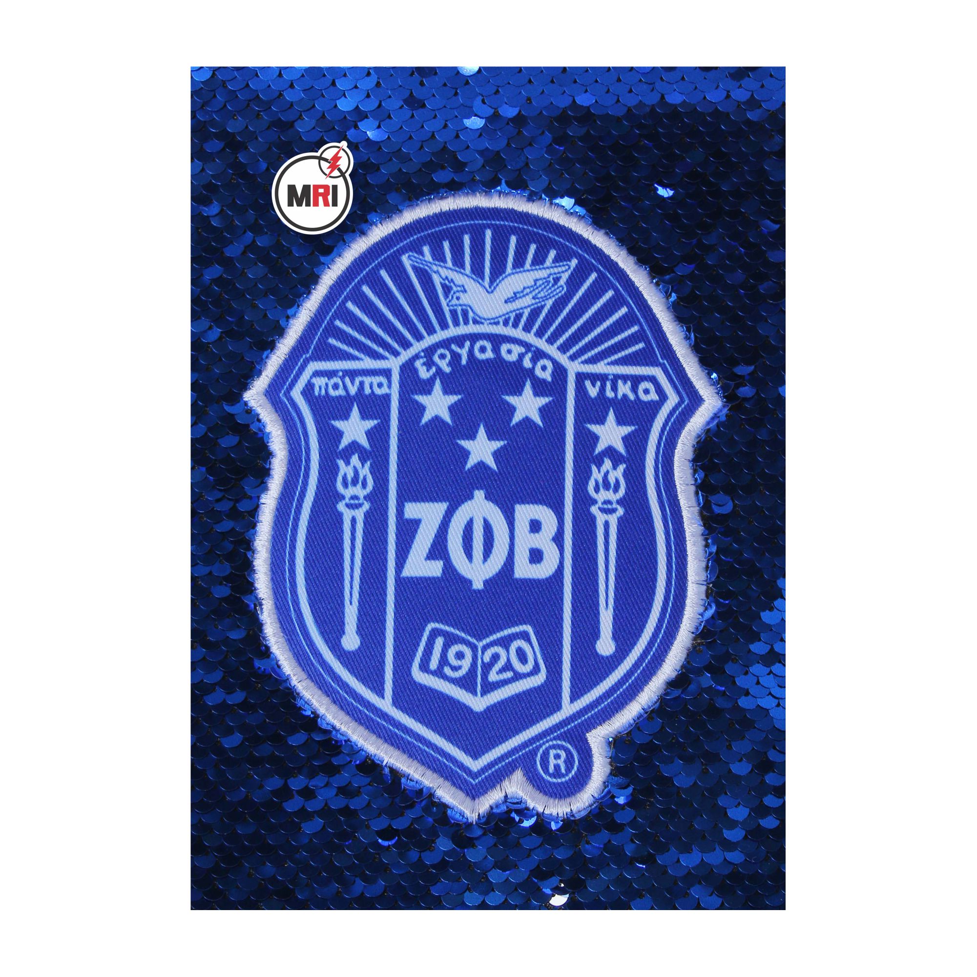 Zeta Phi Beta Sequin Tote Bag - Image 5
