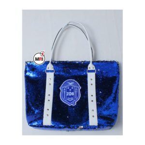 Zeta Phi Beta Sequin Tote Bag
