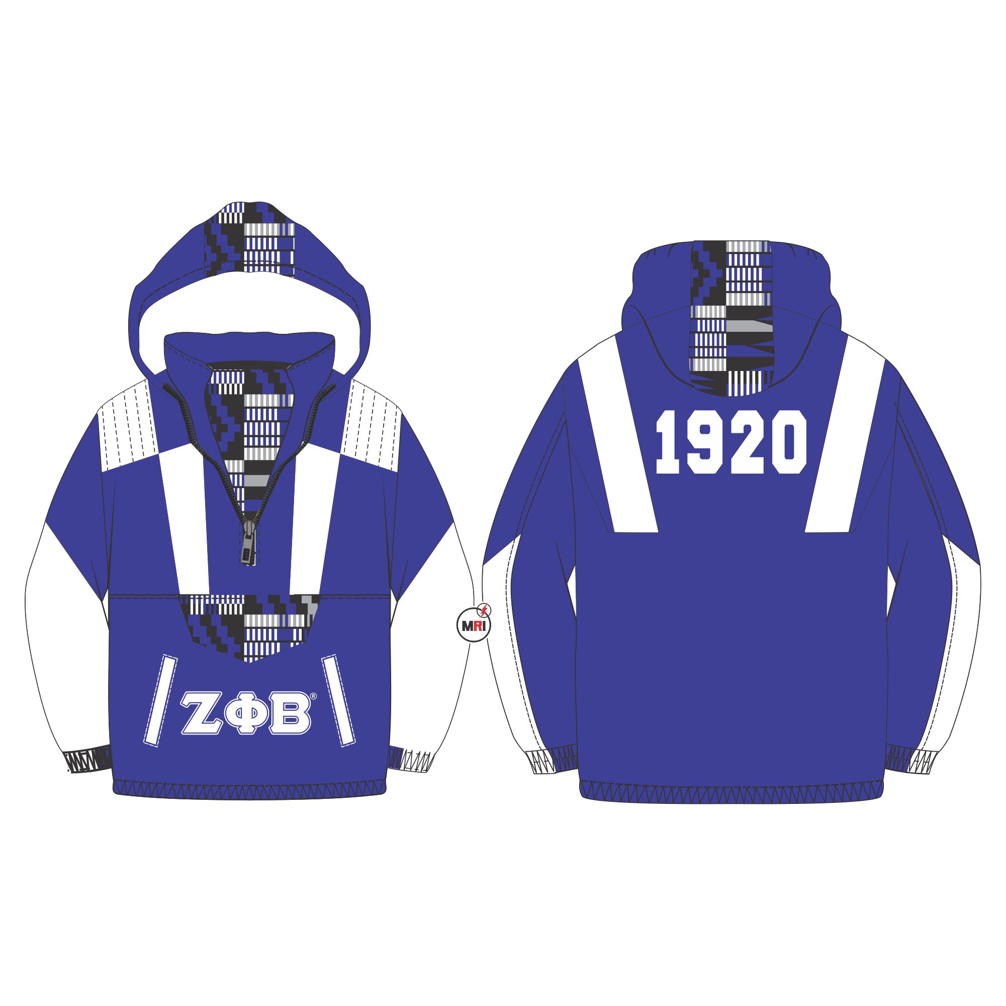 Zeta Phi Beta Windbreaker