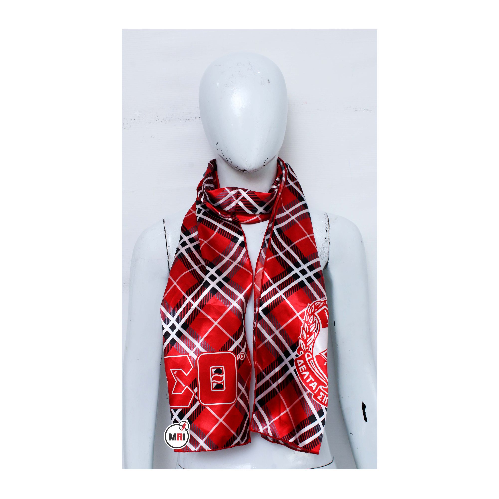Delta Sigma Theta Sublimated Silk Scarf