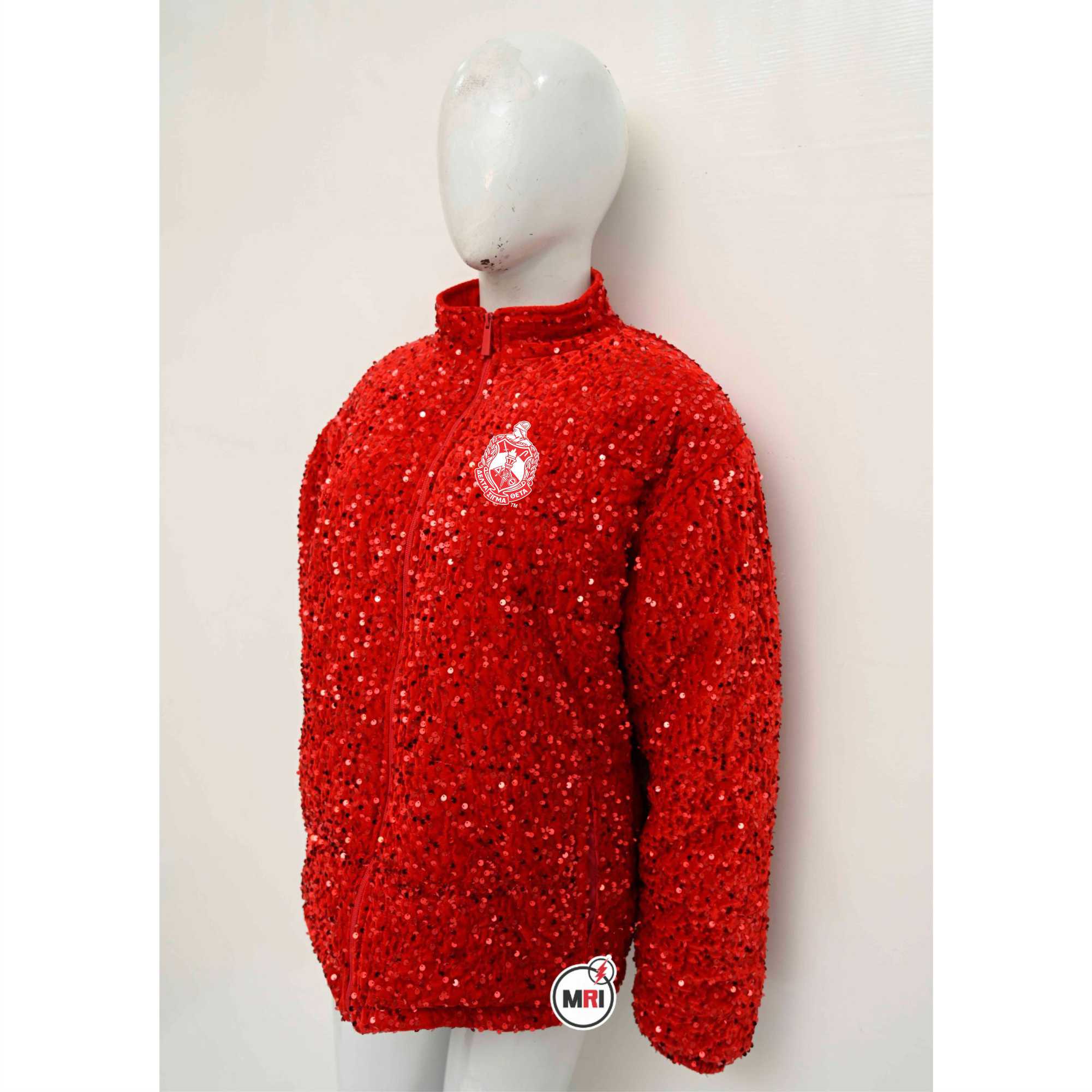 Women Sequin Delta Jacket - Image 5