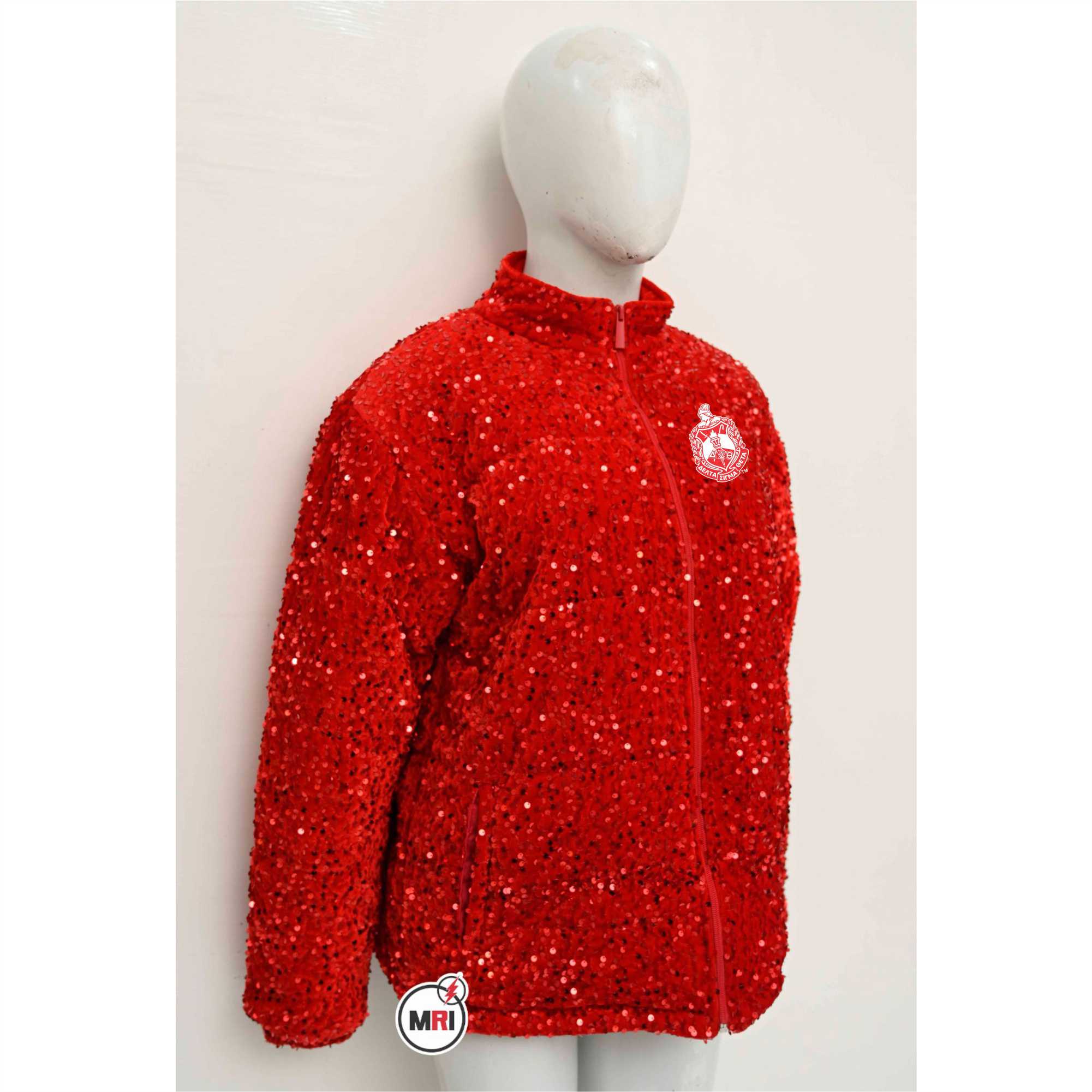 Women Sequin Delta Jacket - Image 6