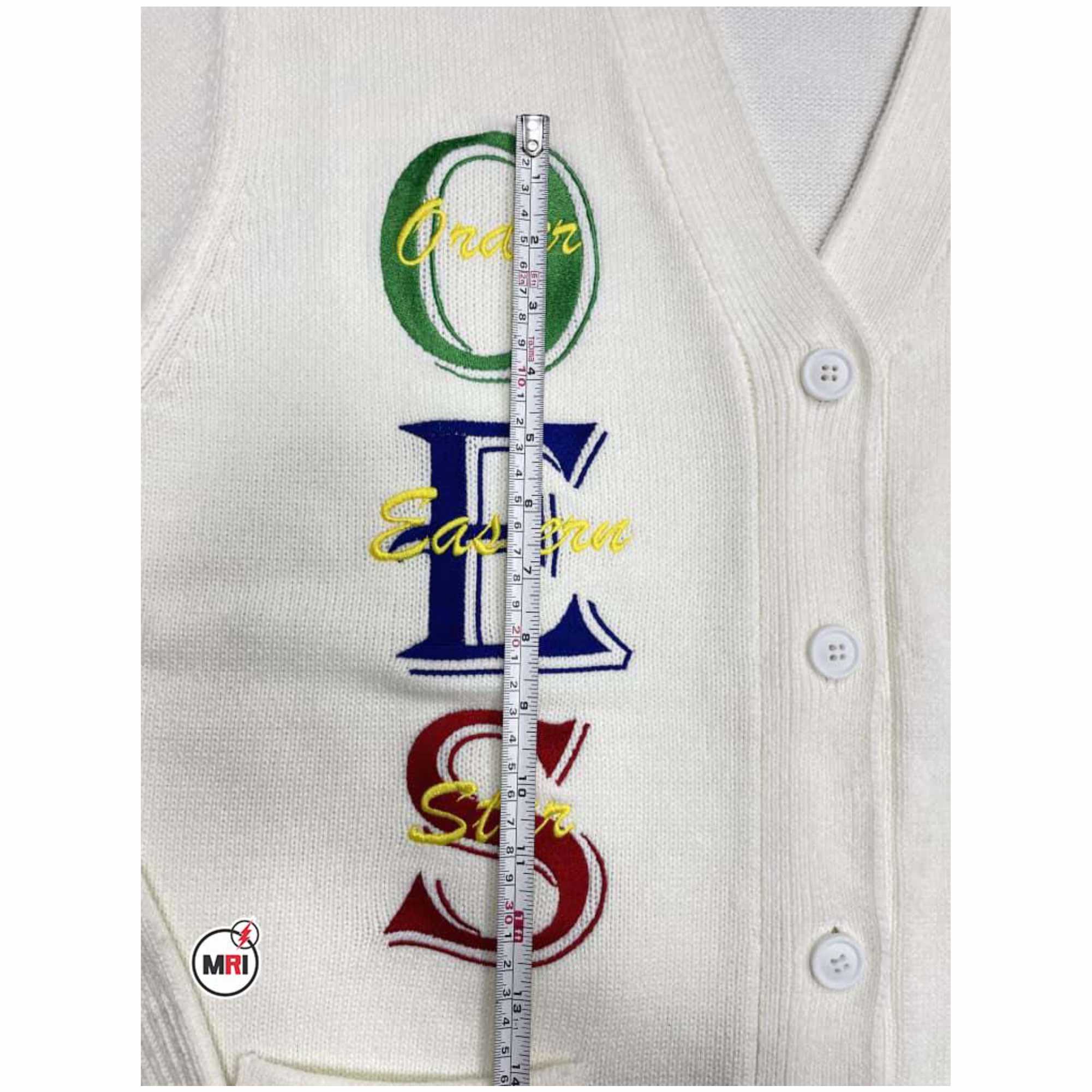 Order Of The Eastern Star Cardigan Sweater - Image 9