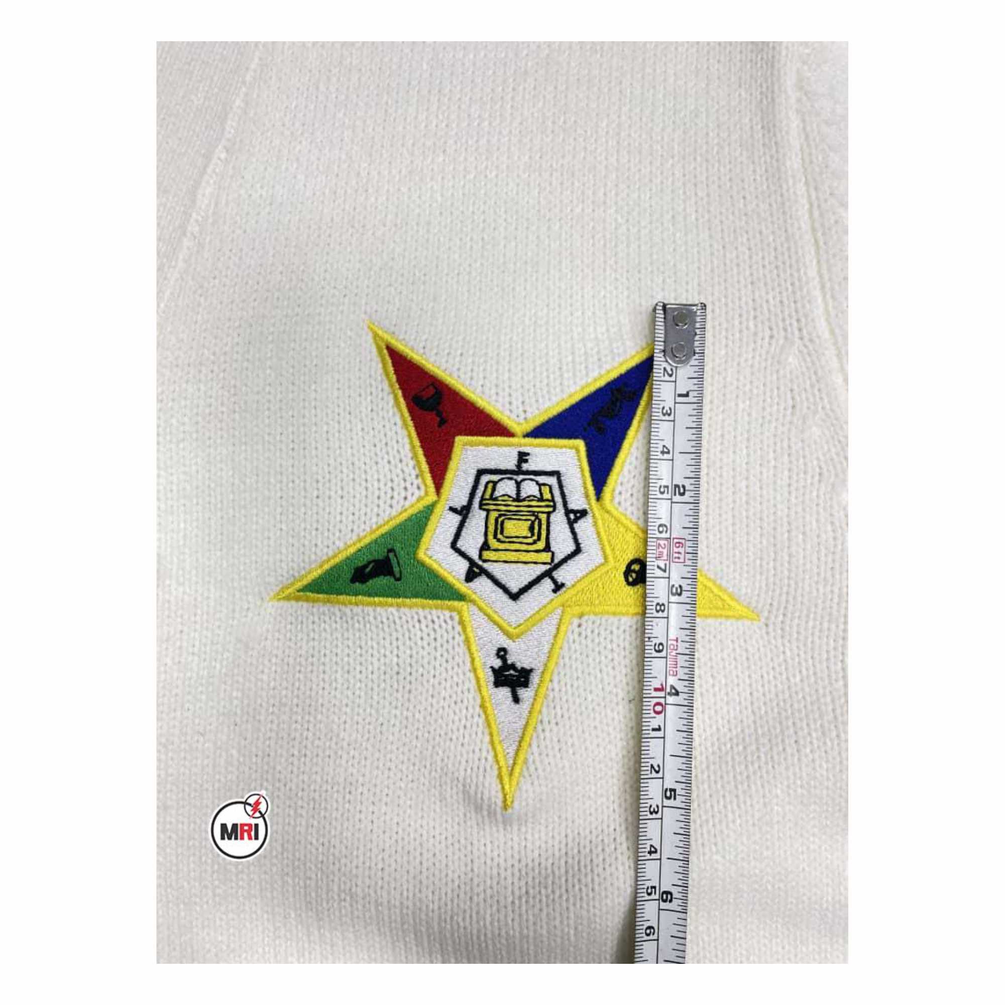 Order Of The Eastern Star Cardigan Sweater - Image 5